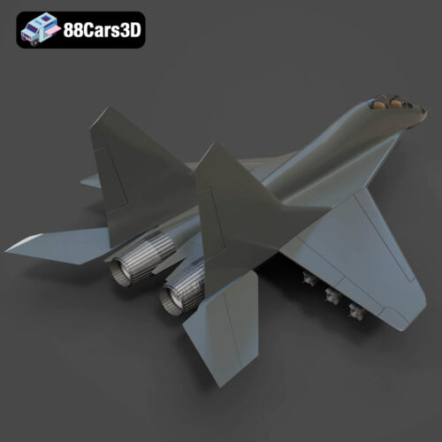 MiG-17 Fighter Jet 3D Model