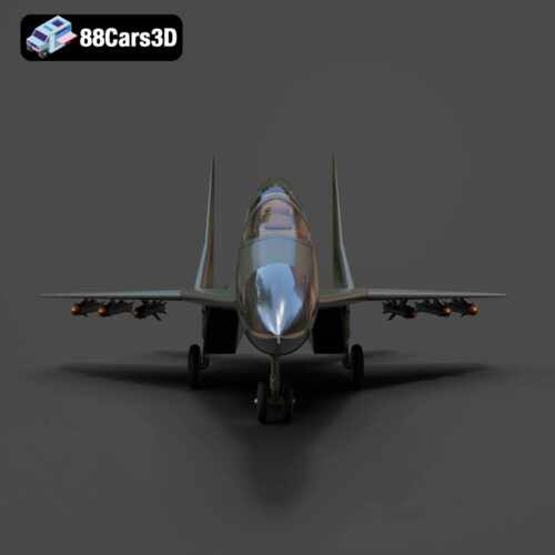 MiG-17 Fighter Jet 3D Model
