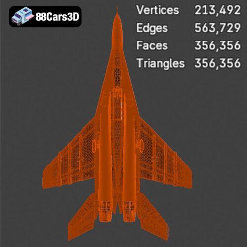 MiG-17 Fighter Jet 3D Model