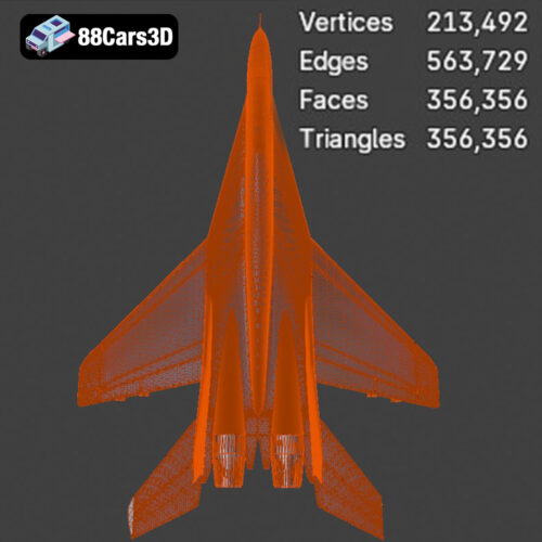 MiG-17 Fighter Jet 3D Model