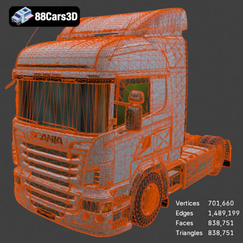 Scania R500 004 3D Model - Gallery Image 4 Scania R500 004 3D Model