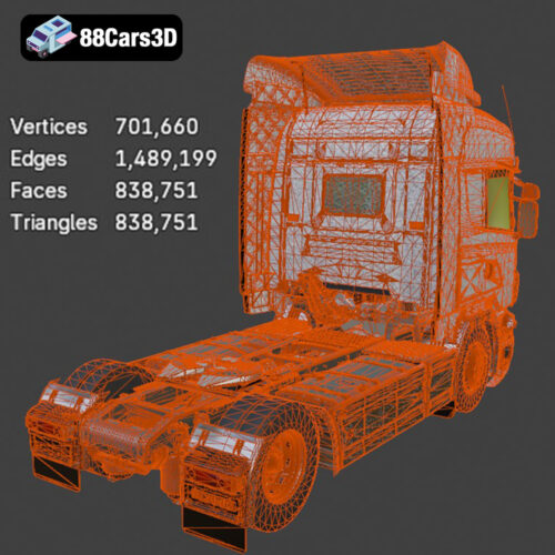 Scania R500 004 3D Model - Gallery Image 5 Scania R500 004 3D Model