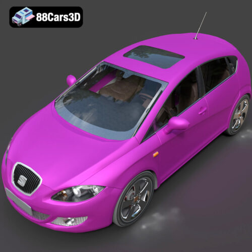 Seat Leon 3D Model