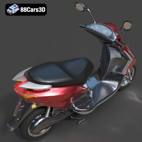 Skyter-250000-005 Honda Lead 110 Skooter 3D Model