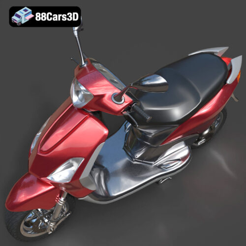 Skyter-250000-006 Honda Lead 110 Skooter 3D Model