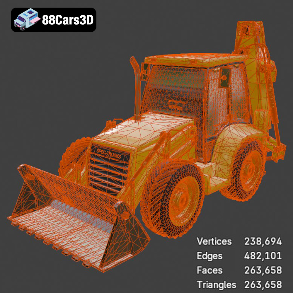 Spec Truck 3D Model