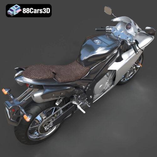 Sport Bike_2-004 Yamaha YZF R1 2006 3D Model