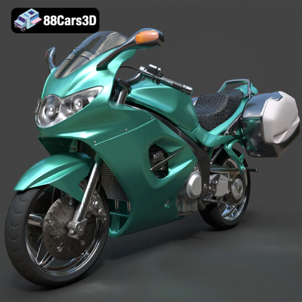 Sport Bike_3-001 Triumph Sprint ST 1050 3D Model