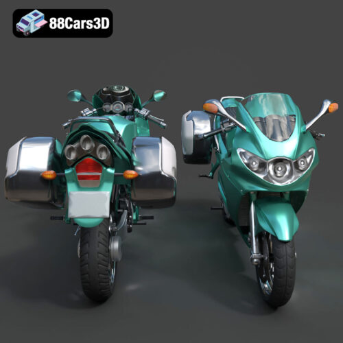 Sport Bike_3-006 Triumph Sprint ST 1050 3D Model