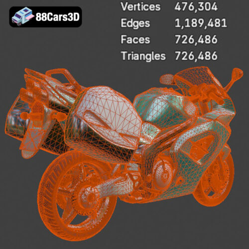 Sport Bike_3-008 Triumph Sprint ST 1050 3D Model