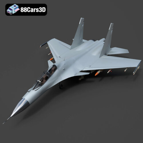 Sukhoi Su-30 Fighter Jet 3D Model