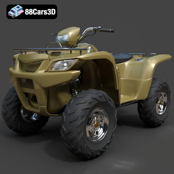 Suzuki Kingquad-001 Suzuki Kingquad ATV 3D Model