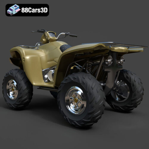 Suzuki Kingquad-003 Suzuki Kingquad ATV 3D Model