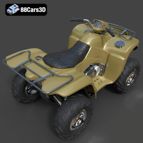 Suzuki Kingquad-004 Suzuki Kingquad ATV 3D Model