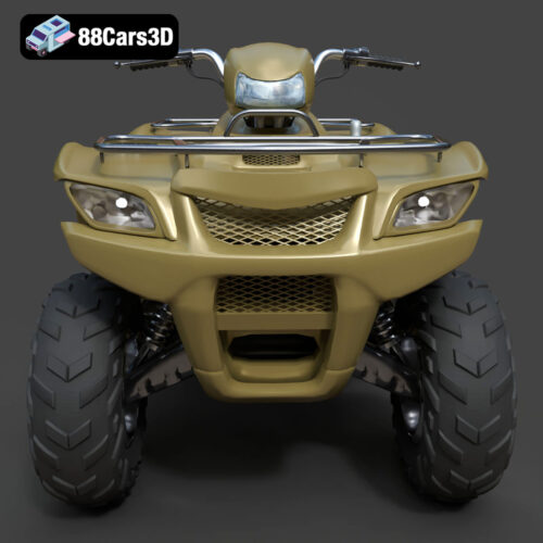 Suzuki Kingquad-005 Suzuki Kingquad ATV 3D Model