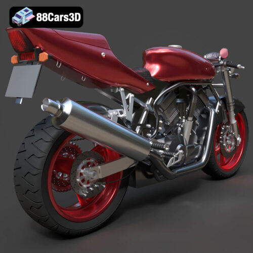 Suzuki Street Fighter-004 Suzuki Street Fighter Motorcycle 3D Model