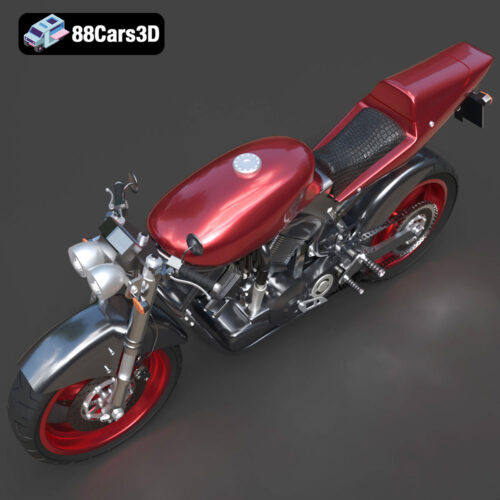 Suzuki Street Fighter-006 Suzuki Street Fighter Motorcycle 3D Model