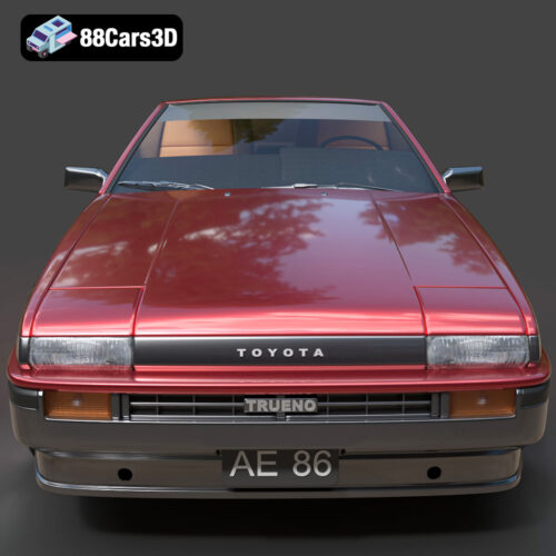 Toyota AE86 Levin 1983–1987-005 Toyota AE86 Levin 1983 1987 3D Model