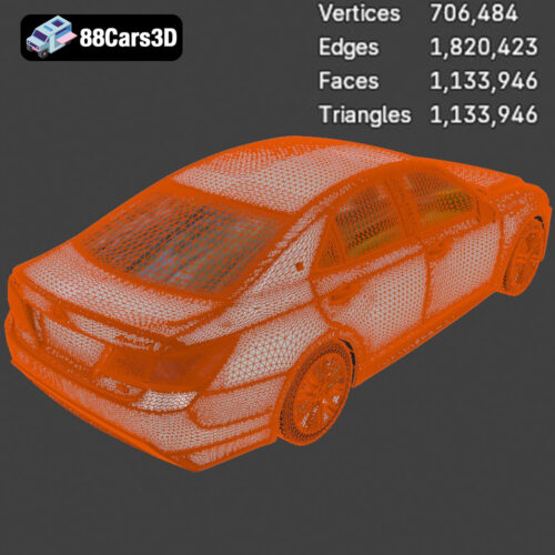 Toyota Crown Hybrid Athlete 2013 3D Model - Gallery Image 4 Toyota Crown Hybrid Athlete 2013 3D Model