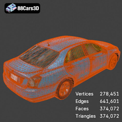 Toyota Crown Majesta 2009 3D Model 3D Printable STL