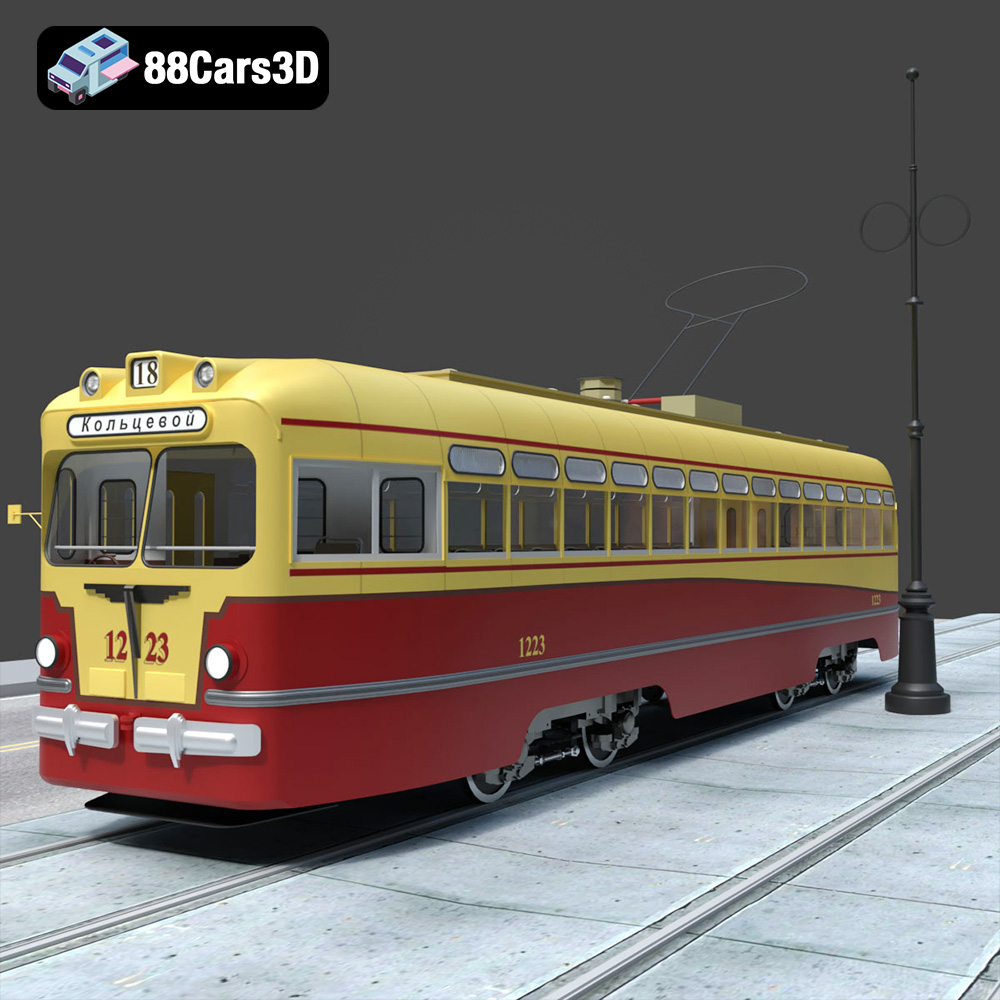 Transport Tram Vehicle MTB 82 001