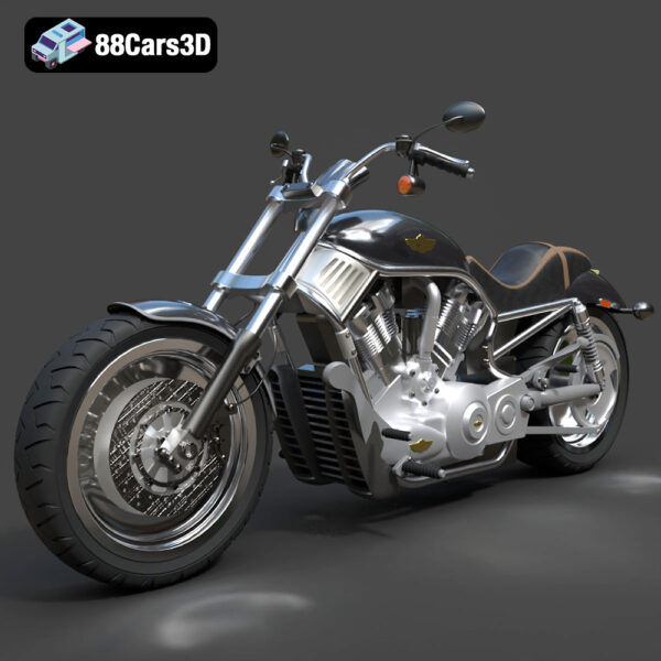 V-Rod-001 Harley Davidson V Rod VRSCA 3D Model