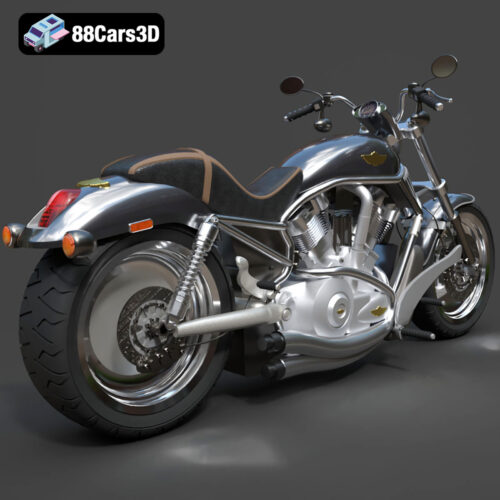 V-Rod-004 Harley Davidson V Rod VRSCA 3D Model