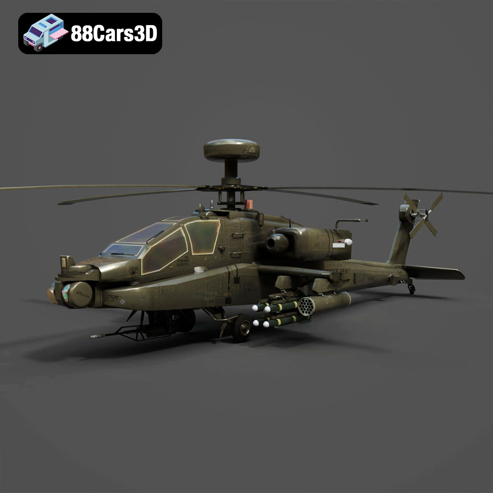 Sikorsky AH-60 Black Hawk 3D Model