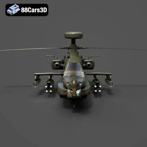 Sikorsky AH-60 Black Hawk 3D Model - Gallery Image 2 Sikorsky AH-60 Black Hawk 3D Model