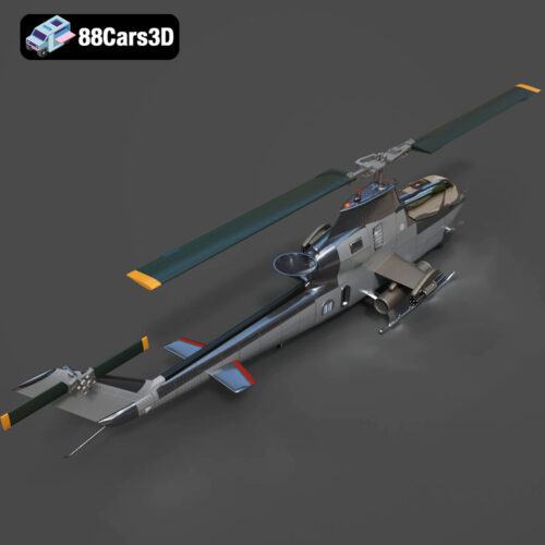 Bell AH-1 Cobra 3D Model
