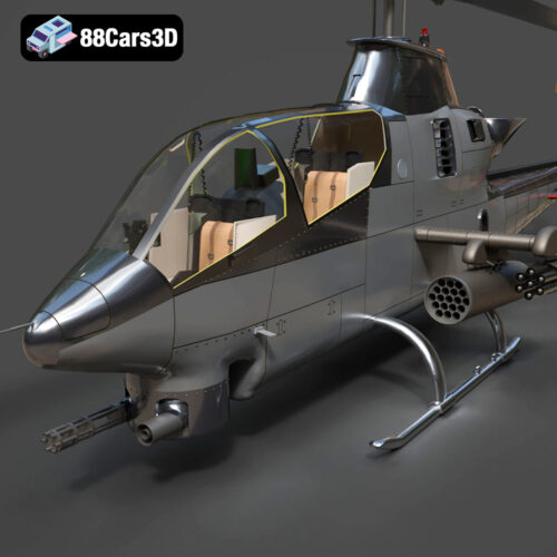 Bell AH-1 Cobra 3D Model