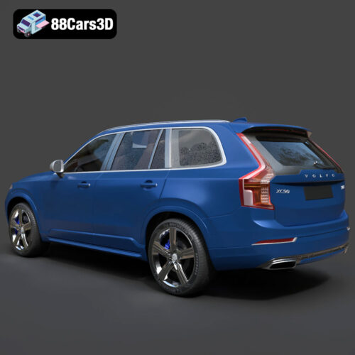 Volvo XC90 R-Design 2015 3D Model
