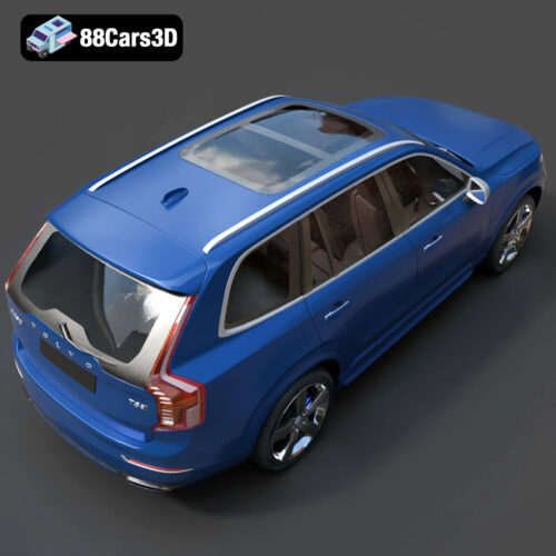 Volvo XC90 R-Design 2015 3D Model