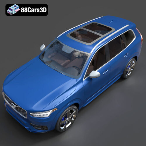 Volvo XC90 R-Design 2015 3D Model