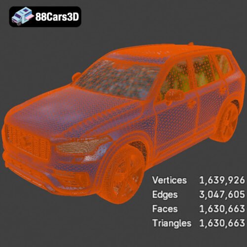 Volvo XC90 R-Design 2015 3D Model