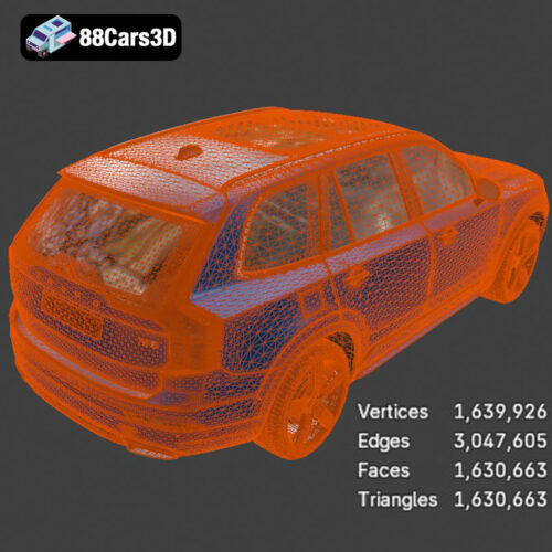 Volvo XC90 R-Design 2015 3D Model