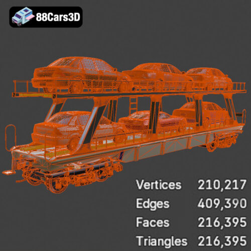 Avtovoz A Wagon 3D Model
