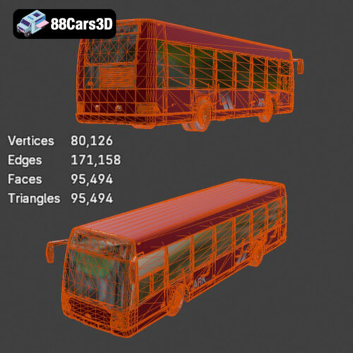 ARK Bus 12 City Liner-001 3d model
