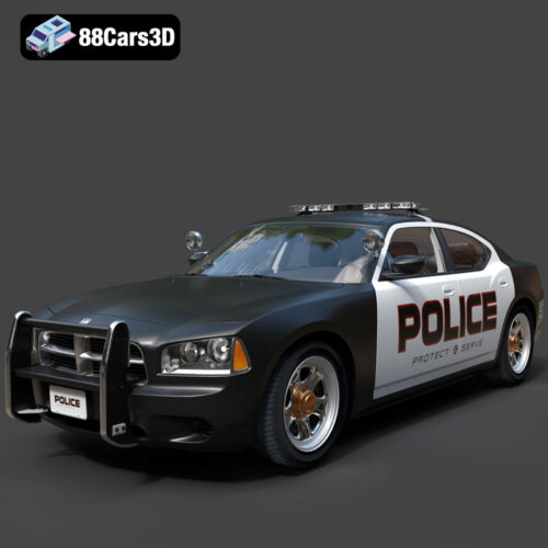 Aston Martin Police US 911 -005 3D Model