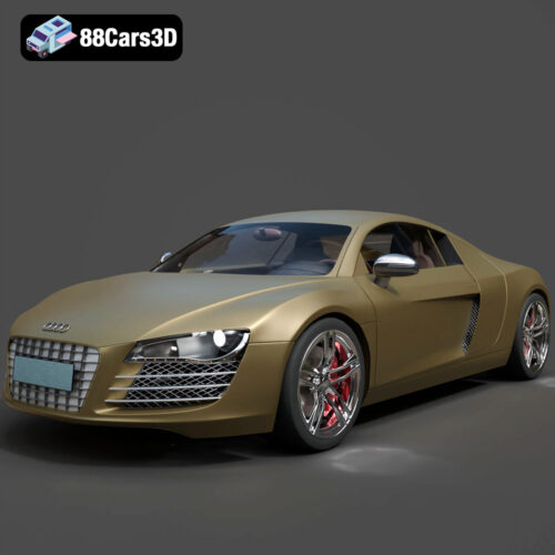 Audi R8 2006 3D Model