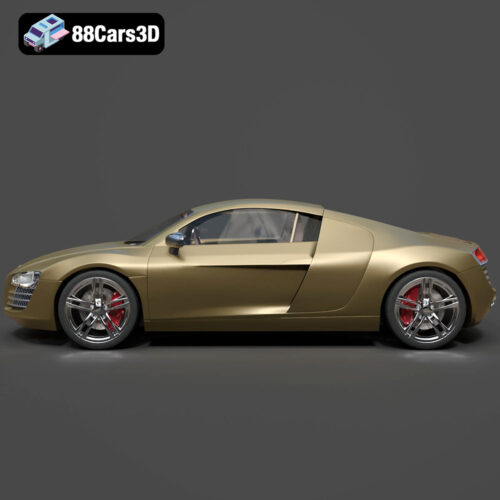 Audi R8 2006 3D Model