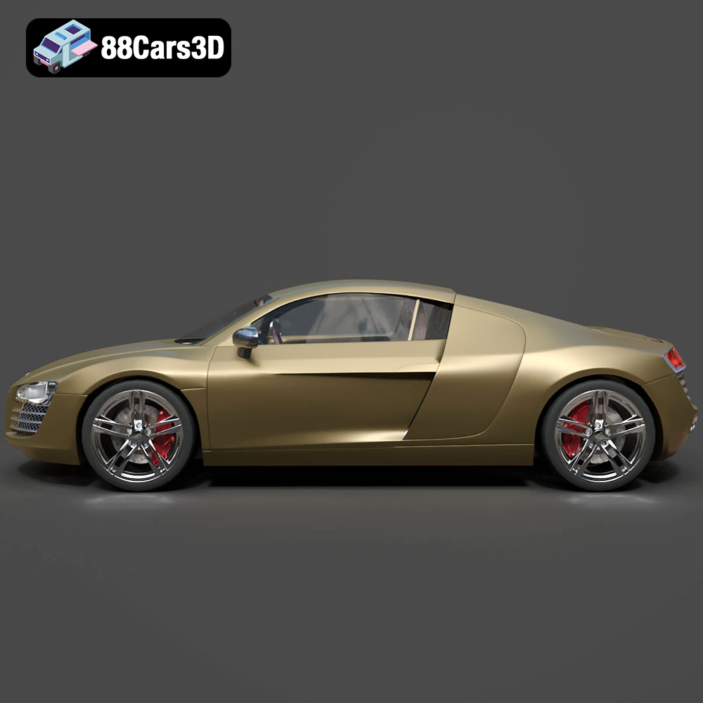 Audi R8 2006 3D Model