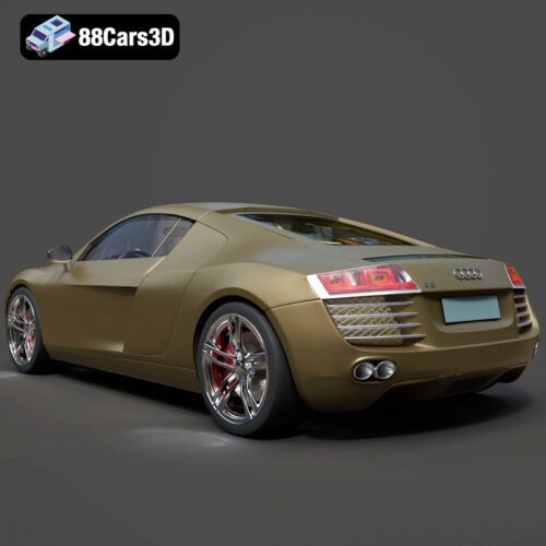 Audi R8 2006 3D Model