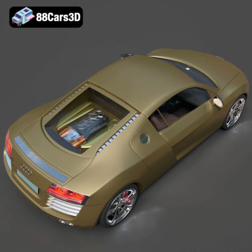 Audi R8 2006 3D Model
