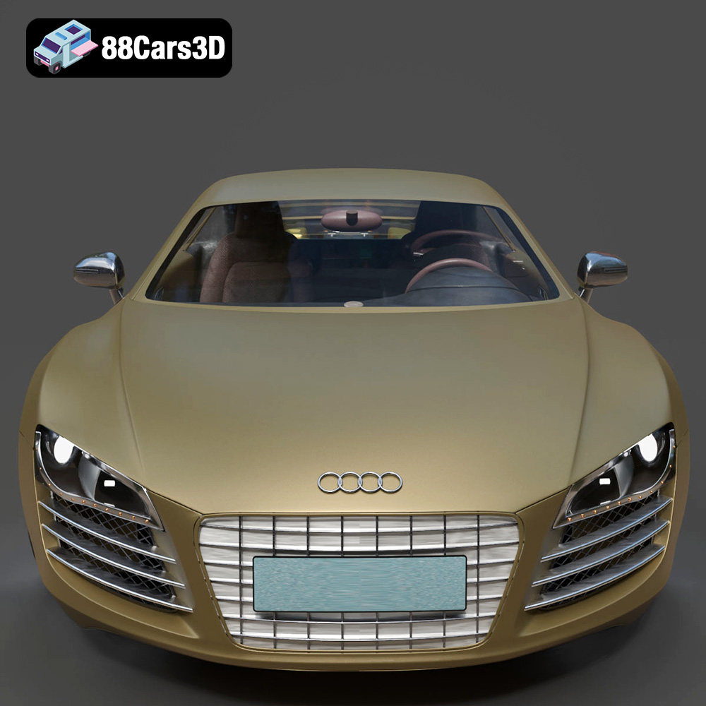 Audi R8 2006 3D Model