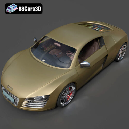 Audi R8 2006 3D Model