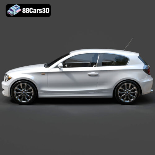 BMW 1 Series 3-Door E81 3D Model - Gallery Image 1 BMW 1 Series 3-Door E81 3D Model