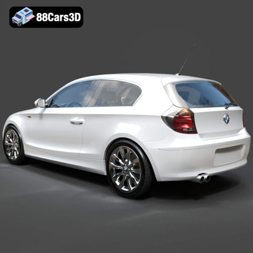BMW 1 Series 3-Door E81 3D Model - Gallery Image 5 BMW 1 Series 3-Door E81 3D Model