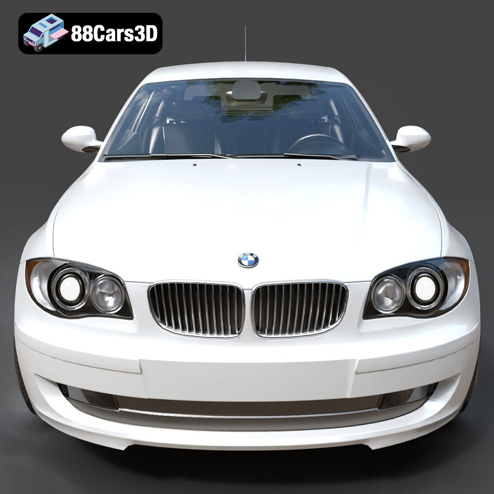 BMW 1 Series 3-Door E81 3D Model