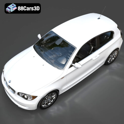 BMW 1 Series 3-Door E81 3D Model - Gallery Image 6 BMW 1 Series 3-Door E81 3D Model